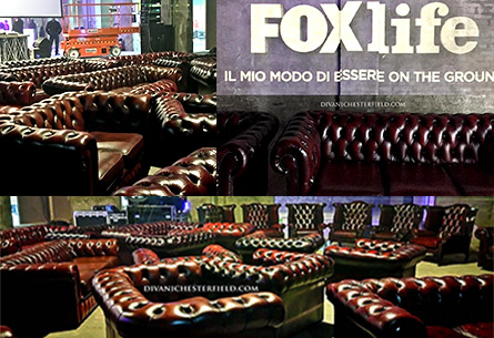Decine di Chesterfield per l'evento FOXLIFE, Milano - Novembre 