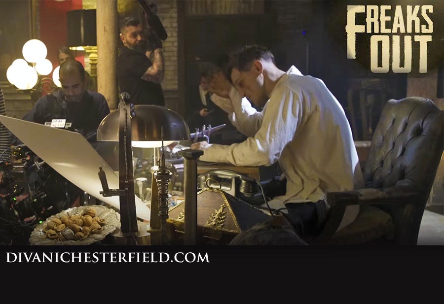 Arredi Chesterfield Film 'Freaks Out' Regia di Mainetti - Autunno 2021